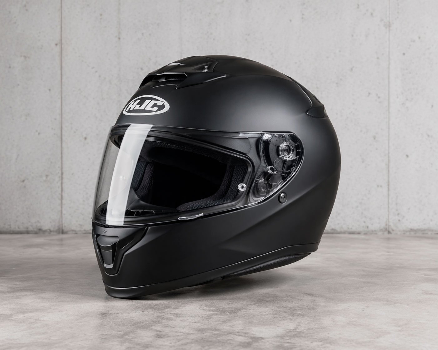Casco integral HJC negro mate